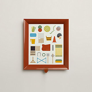 Atrium Saut Hermès tray, small model - Brown | Hermès USA